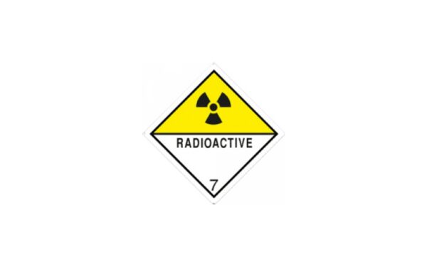 ADR bárca 7D Radioaktív anyagok 30x30cm