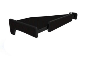 Asztal steppelt LED-es MB Actros MP4-hez - Fekete / Piros cérna