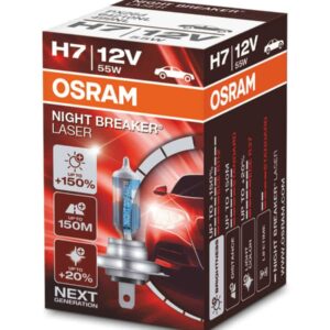 Izzó 12V 55W H7 Night Breaker Laser Osram