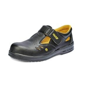 Klumpa biztonsági fekete 36-os RAVEN nyári cipő