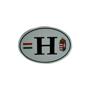 Matrica H kicsi címeres /Magyarország