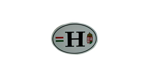 Matrica H kicsi címeres /Magyarország