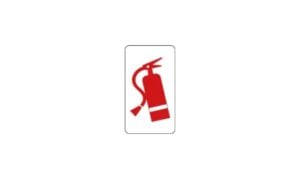 Matrica Tűzoltókészülék embléma