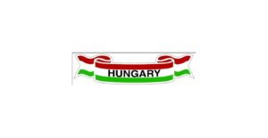 Matrica wimpel Hungary nagy