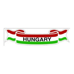 Matrica wimpel Hungary nagy