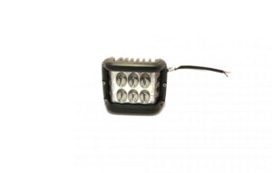 Munkalámpa LED szögletes dupla soros 24W villogó 12/24V