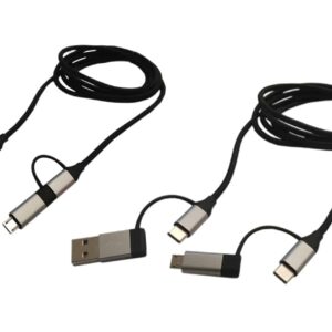 USB töltőkábel USB MULTI 4in1 - 1
