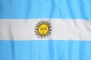 Zászló kicsi nyeles Argentin (30x45cm)
