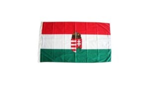 Zászló nagy lobogó Magyar címeres (90x150cm)