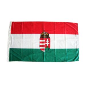 Zászló nagy lobogó Magyar címeres (90x150cm)