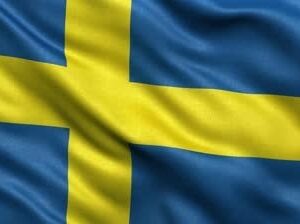 Zászló nagy lobogó Svéd (90x150cm)