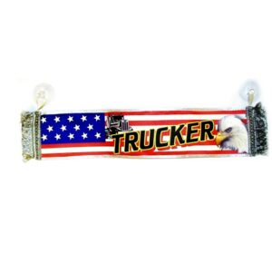 Zászló vízszintes USA Trucker