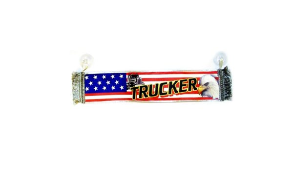 Zászló vízszintes USA Trucker